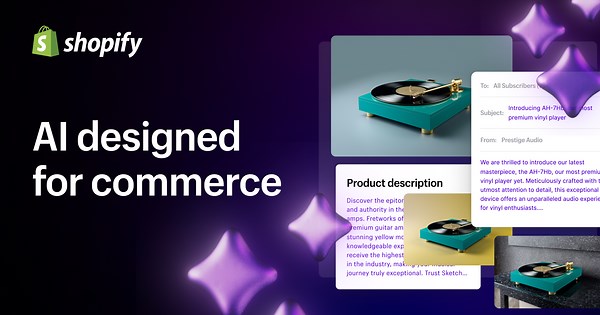 Shopify Magic and Sidekick: AI for Commerce