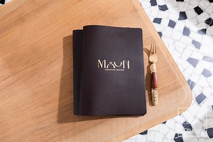 Personalized Leather Menu Holder: Menu Cover for Restaurant, Cafe & Bar - Etsy