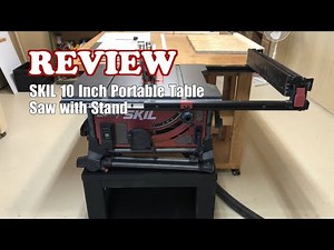 Review SKIL 15 Amp 10 Inch Jobsite Table Saw with Folding Stand - TS6307-00 (2025)