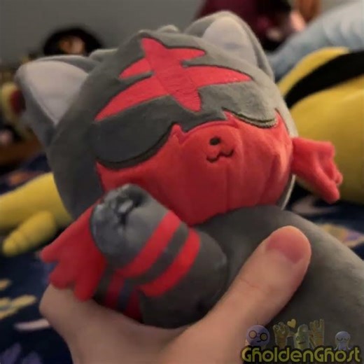 Mini Sleepy Litten Plushie! 😻#pokemon #litten #cat #pokemonplush #pokemonplushies #plush #plushies