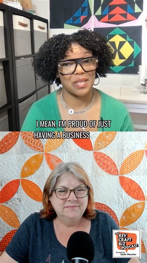 I first met @latifahsaafirstudios as she helmed the Los Angeles Modern Quilt Guild about 15 years ago, and it’s been an honor to remain connected over the years, and to see her business and statute in the industry develop. We talk about how being a traveling educator gave her an inside look at so many quilts shops, and how that information formed her pattern ruler/template strategy. Latifah used her background in engineering to create the Clammy™ and HuRTy™ rulers and the patterns that use them.