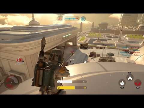 Star Wars Battlefront: Boba Fett On Cloud City Walker Assault Gameplay [60fps]