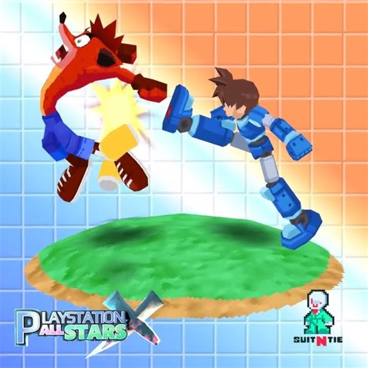 Megaman Volnutts ultimate move #animation #crashbandicoot #megamanlegends #psx #playstation