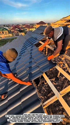 Modern Construction Technique for Faster and Stronger Building Installation.