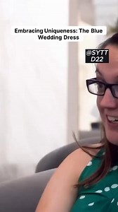 71K views · 521 reactions | Embracing uniqness The blue  wedding dress #sayyestothedress #dresses #artwork #artists @topfans | Say yes to dress Fan | Facebook