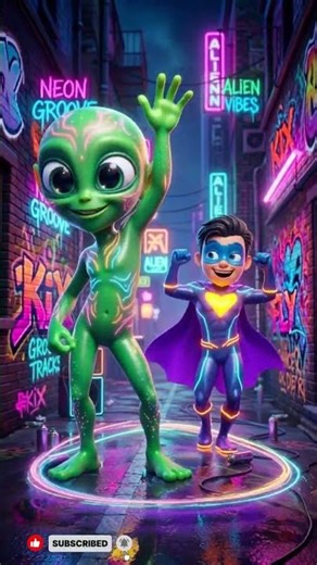 👽 Giant Alien Dance vs Superhero 🦸‍♂️🔥 Dame Tu Cosita Remix | Wait For Loop!#shortsfeed #shortsviral