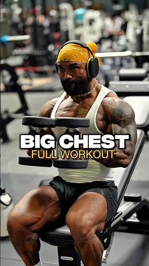 Best Chest Day Routine for Muscle Growth (Full Workout Below) ⬇️ #chest #chestworkout #gym #fitness