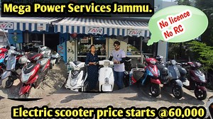 8.6K views · 302 reactions | Upgraded Electric scooters at Mega Power Services Jammu// No licence No RC required. | ASR JAMMU VLOGS | Facebook