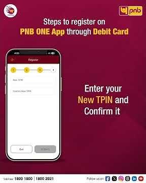 Register on PNB One easily using your Debit Card