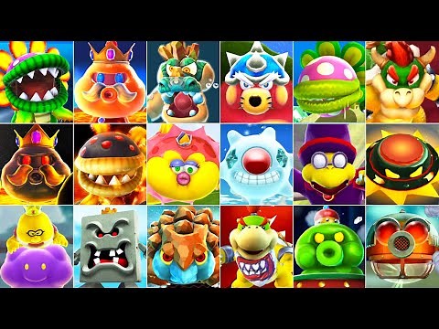 Super Mario Galaxy 1 + 2 - All Bosses + Cutscenes (No Damage)