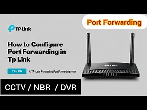 How to configure port forwarding in tp link router