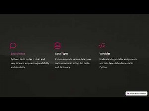 Introduction to Python Programming 1