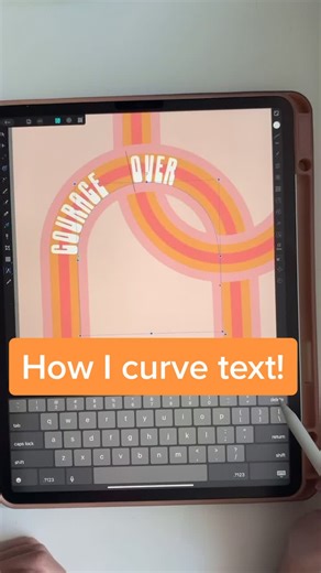 Mastering Curvy Typography in Affinity Designer and Procreate