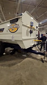 Last day at the Sioux Falls Farm Show with Post Equipment! Check out this Herd-Boss 6150 reel feed mixer! You can get an in-person look at booth 334 in Sioux Falls, South Dakota until 4pm today! | Herd-Boss