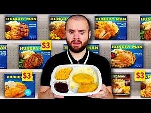 Eating Hungry-Man Frozen Meals For 24 HOURS