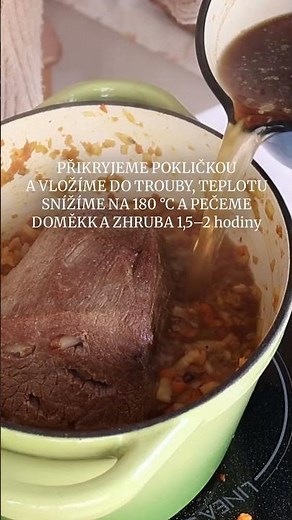 Hovězí svíčková na smetaně je typicky český sváteční pokrm #toprecepty #foodie #food #recipe