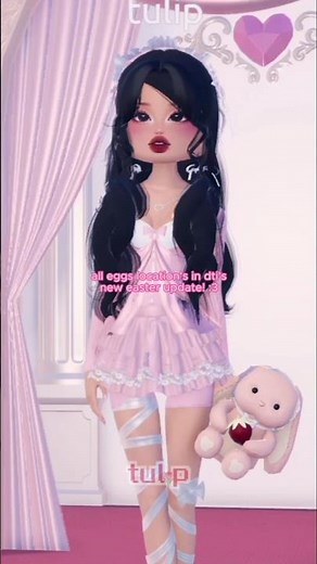 all dti easter eggs locations 😍 | #tulip #roblox #dresstoimpress #dti