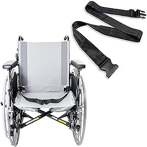 Adjustable Wheelchair Safety Strap Seat Belt, 2" Wide – Slip-Resistant & Secure Lap Belt, 13-86" Adjustable, Easy to Install, Stable Support for Seniors & Individuals Needing Extra Support