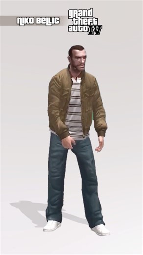 GTA Protagonists Idle Animations Evolution 🤯 (Part 2) #gta #gta5 #gta4