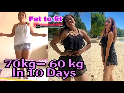 Weight loss transformation 70 kg to 60 kg in just 10 Days ?? watch shocking Happy April fool prank