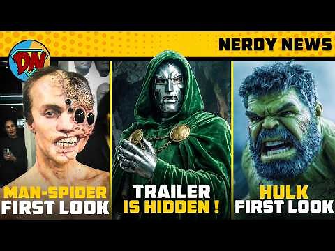 Doomsday Trailer is Hidden 🚫, Savage Hulk First Look, Superman 2, Wolverine Game | Nerdy News 418