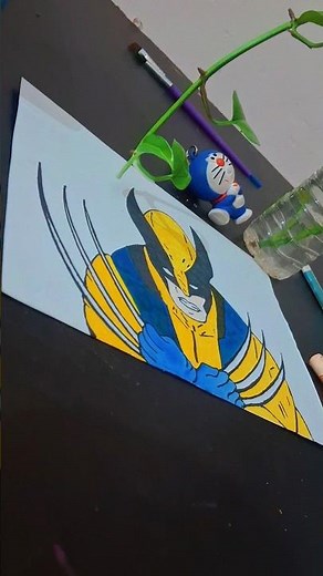 Wolverine drawing tutorial/easy drawing #art #drawing #viral #fyp #shorts #easy #shortsfeed #artist