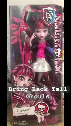 Bring Back 18″–28″ Monster High Ghouls 🖤