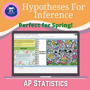 AP Stats: Writing Hypotheses for Inference (means and proportions) - NO PREP!