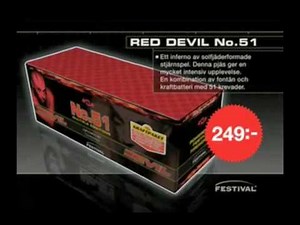 Festival Fyrverkeri RedDevil Collection