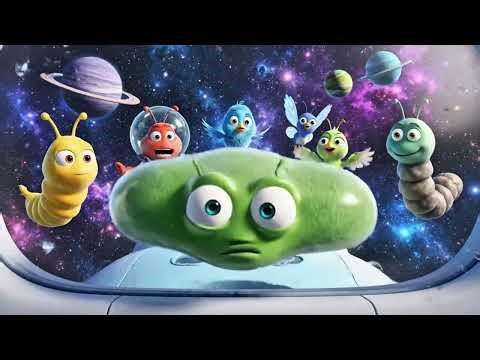 Larva Space Adventure 😂 | Funny Alien Slime Friend | 3D Kids Cartoon