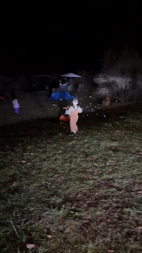 Night time bubble runs to burn off the energy | Mike Robinson