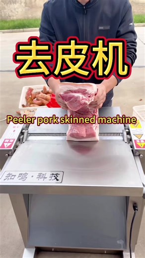 Efficient Meat and Fish Skin Peeling Machine