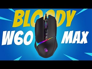 ONLY FOR PRO GAMERS | A4tech Bloody [ W60 Max ] RGB Gaming Mouse | Complete Review | In Urdu-Hindi