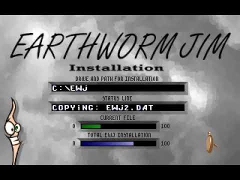 Earthworm Jim II Install Program (MS-DOS, 1996)