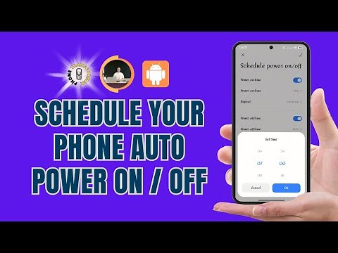 How to Schedule Auto Power On/Off on Your Android Phone | Optimize Battery Life