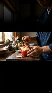 【ASMR】職人技りんごに命が宿るウサギ飾り切り🍎🐇#Shorts #職人技 #飾り切り #ASMR #音フェチ #りんご #フルーツアート #和食 #神業 #大人の工作 #asmrsounds