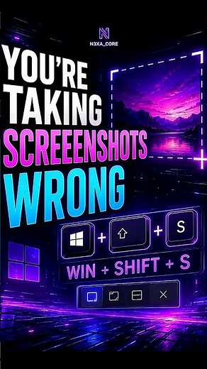 You're Taking Screenshots Wrong 😳 #windows #tech