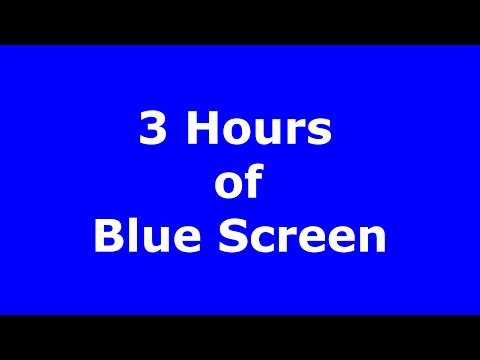 🔵 Tela Azul Chroma Key (Blue Screen) - 3 Horas em 4K/60fps | Alternativa ao Verde