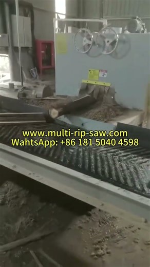 Wooden Pallets Production Line Log Multi Rip Saw and Intelligent Board Edger Wood Processing Sawmill