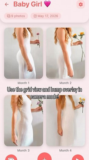 If you've ever wondered how people get consistent bump pics... it's BabyBump's overlay feature ✨🤍 #pregnancy #babybump #downloadnow #expecting | BabyBump - Pregnancy Tracker App