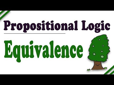 Propositional Logic: Truth Trees, Part 7 (Equivalence)