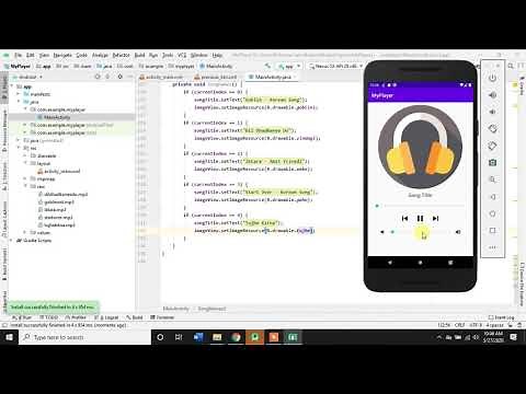 Music Player | Prev | Next | Multiple Songs | ArrayList | Android