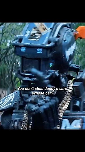 🤖 Chappie’s Most Chaotic Car Heist Ever! Gangsta Dad LOSES IT 😂 #chappiemovie