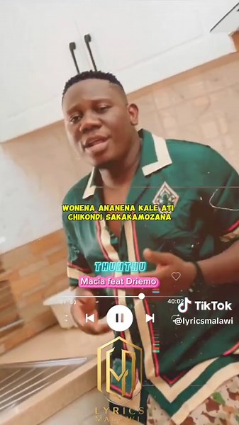 Macia feat Driemo - Thunthu Lyrics and Music Video