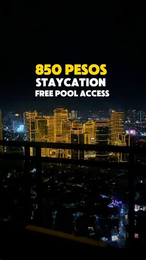 hungry byaheros on Instagram: "Only ₱850?! Makati Staycation with a Skyline View! Relax and recharge at Casita De Maria—a cozy escape in the heart of the city! @casitademariastaycation 📍 The Gramercy Residences, Makati 🕑 Check-in: 2 PM | 🕛 Check-out: 12 NN 12 HRS - 850 PHP per pax minimum of 2pax 22 HRS - 2999-3499 PHP fir 2pax What You’ll Love: ✅ 56th floor with balcony & stunning Metro Manila views ✅ FREE access: Infinity Pool, Sauna, Gym & more ✅ Queen bed + pull-out, Netflix, Wi-Fi, Mini 