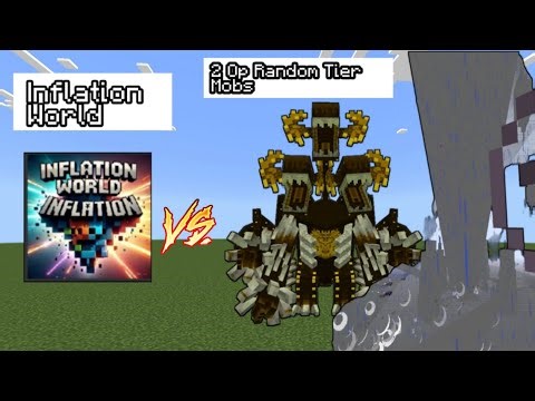 Inflation world [No entity] vs 2 Op Random Tier Mobs In Minecraft - Minecraft mob battle