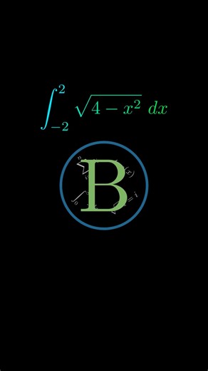 MathByTheBeach on Instagram: "Don’t freak out! It’s just geometry. Follow if this video taught you anything integral trick or two. . . Thanks for watching! . . #math #maths #mathematics #fyp #education #calculus #python #physics #manim #mathtutor #reels"