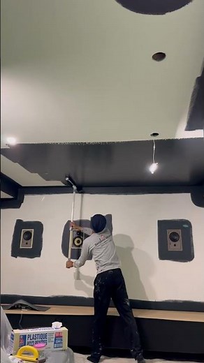 How to paint a ceiling fast