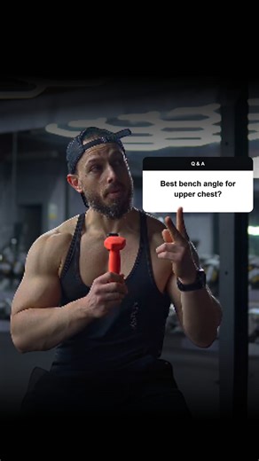 What’s the best bench angle for upper chest? 類 It actually depends...