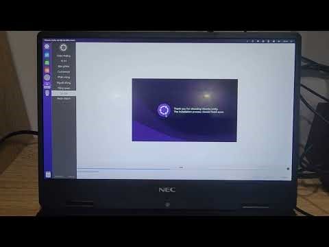 Installing Ubuntu Unity 24.04 LTS on a NEC VersaPro VH-3